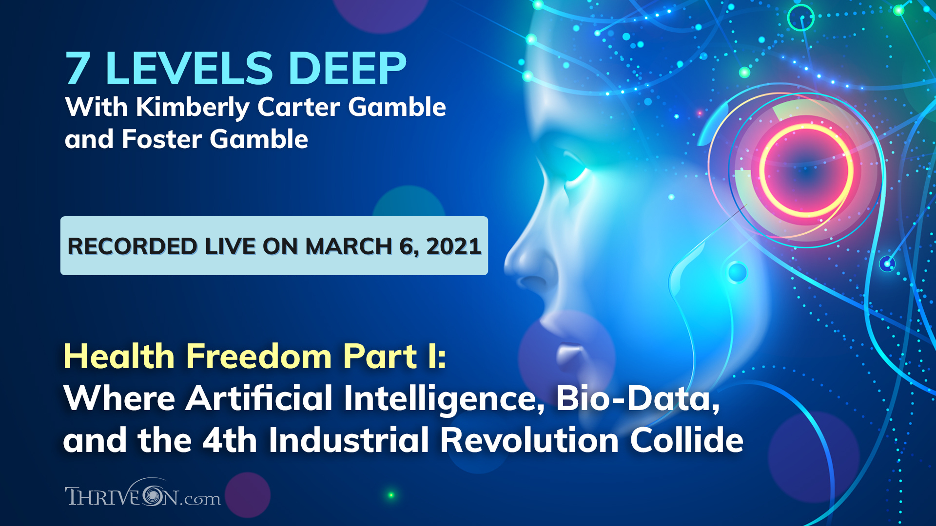 Health Freedom Part I: Where Artificial Intelligence, Bio-Data, and the 4th Industrial Revolution Collide