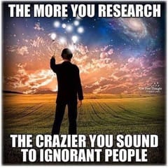 The More You Research …