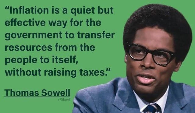 Thomas Sowell on Inflation
