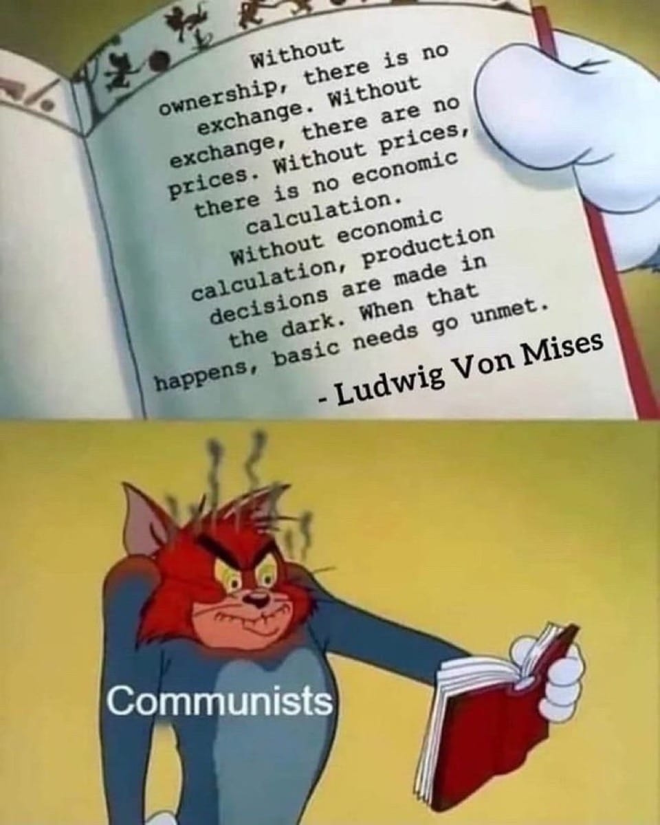 Von Mises vs. Communists