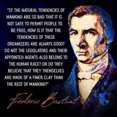 Frédéric Bastiat on the clay of mankind