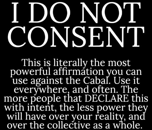 I Do Not Consent