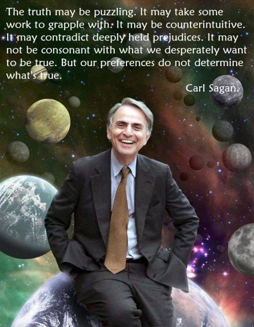 Carl Sagan on What’s True