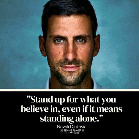 Stand up for what you believe in