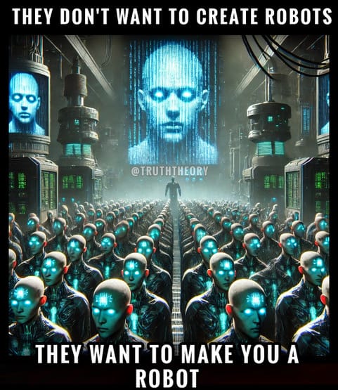 They don’t want to create robots…