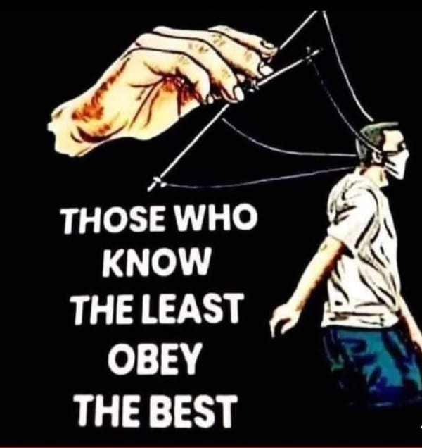 Those Who Know the Least Obey the Best