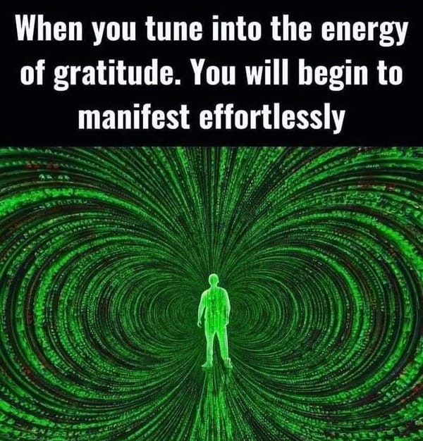 The energy of gratitude