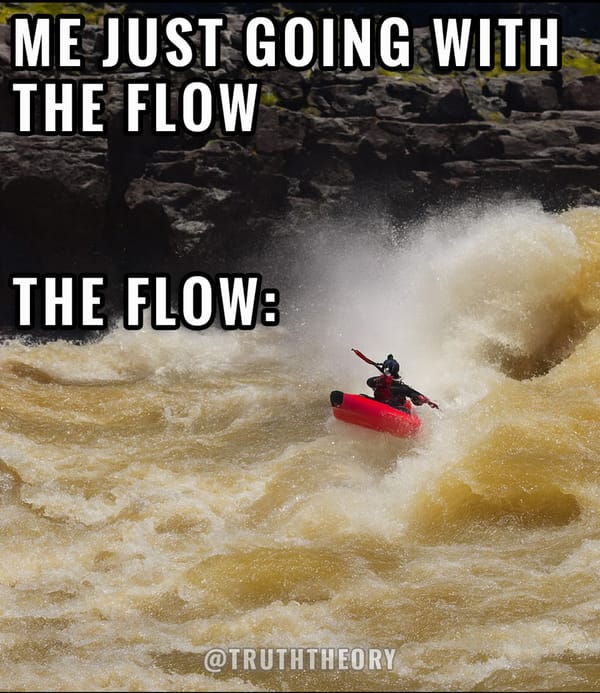 Me Just Going with the Flow